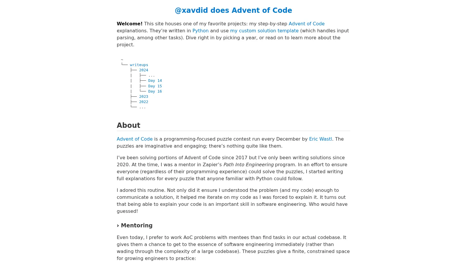 Advent Of Code Python Template screenshot