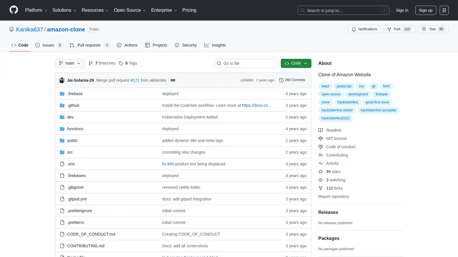 Amazon Clone screenshot