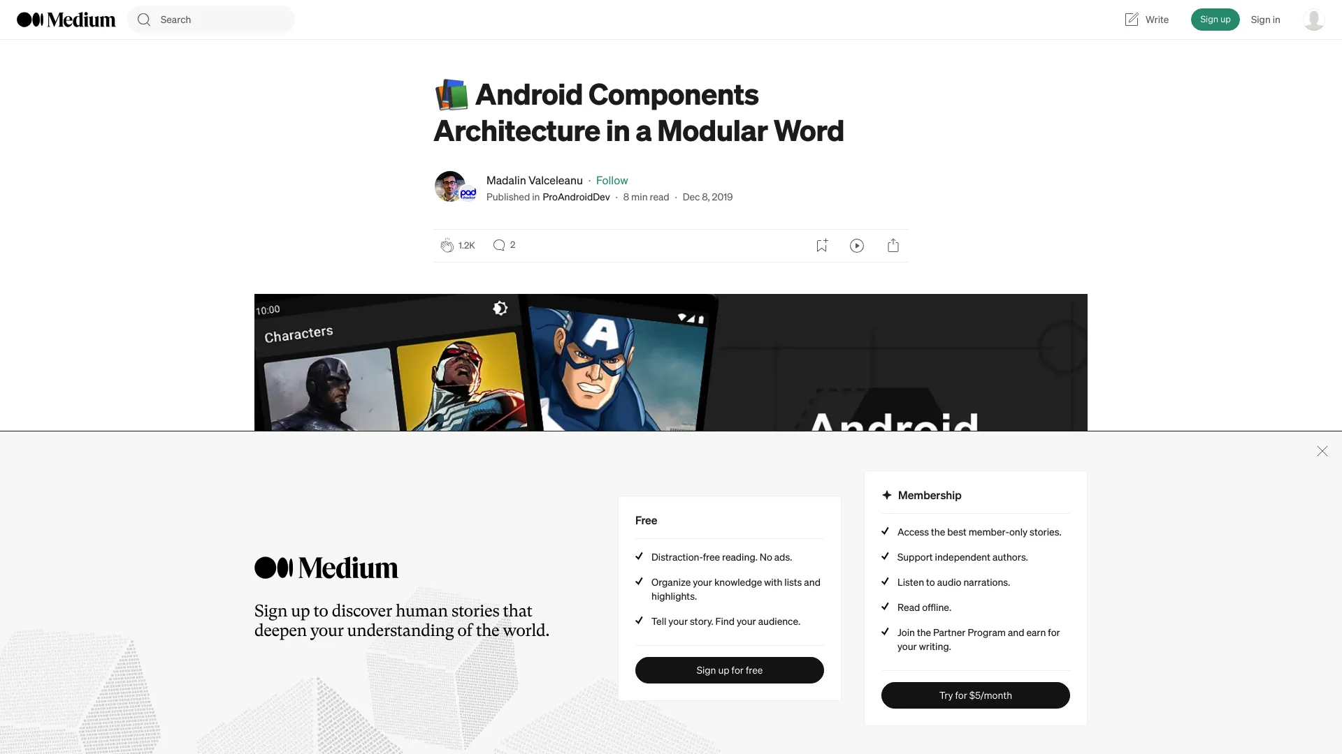 Android Modular Architecture screenshot