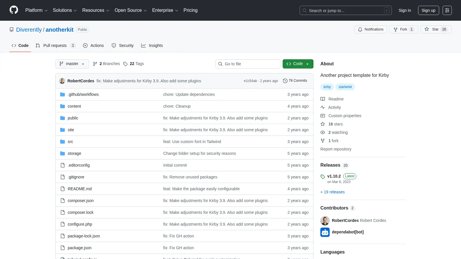 Anotherkit screenshot
