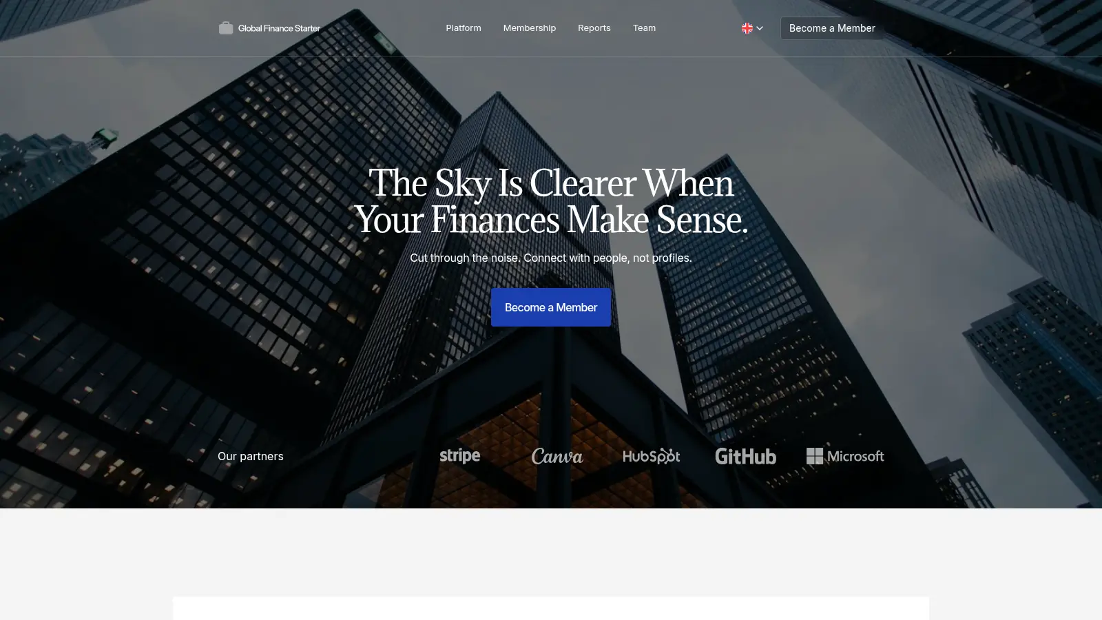 Astro Storyblok Finance Starter screenshot