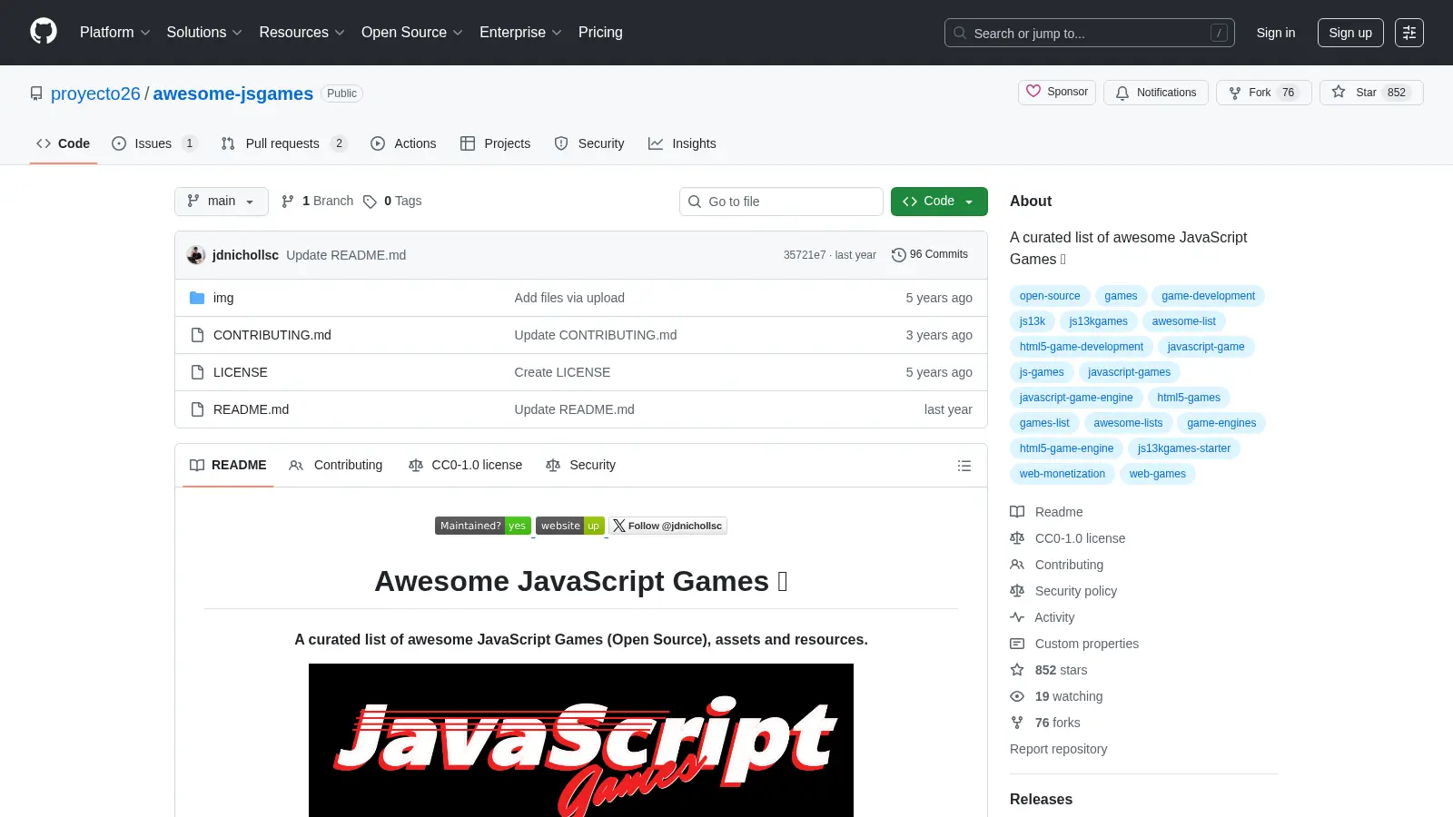 Awesome Jsgames screenshot