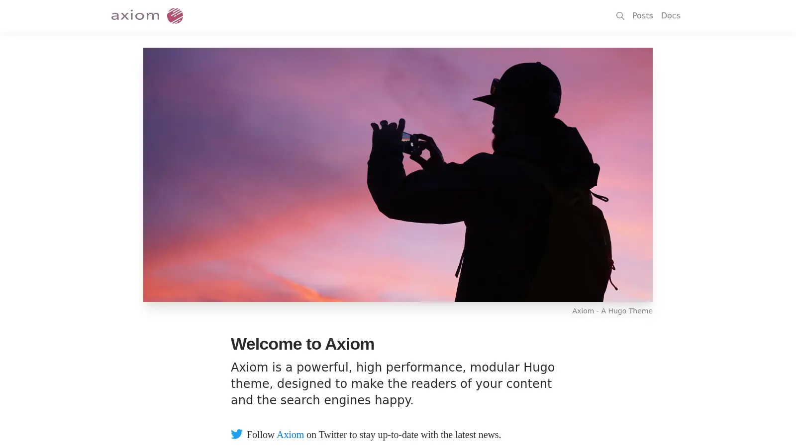 Axiom screenshot