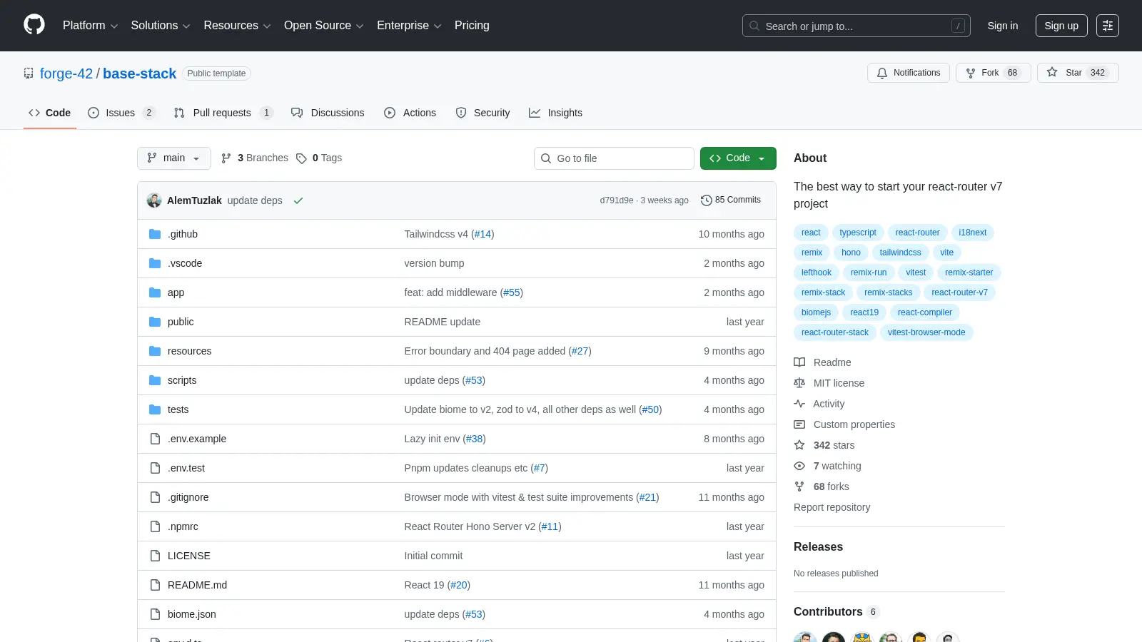 Base Stack screenshot