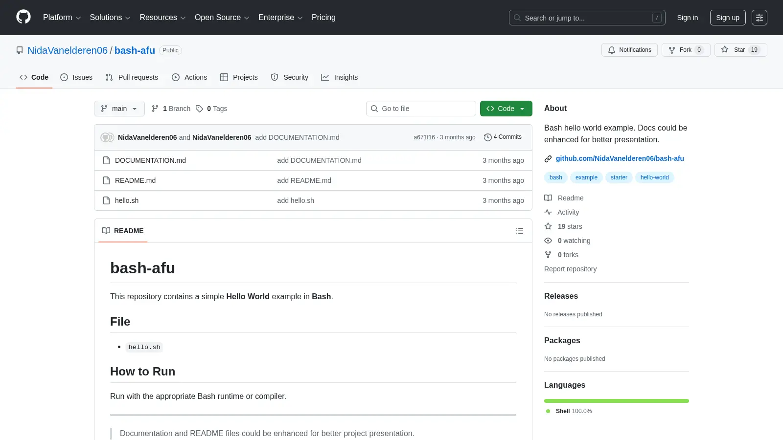 Bash Afu screenshot