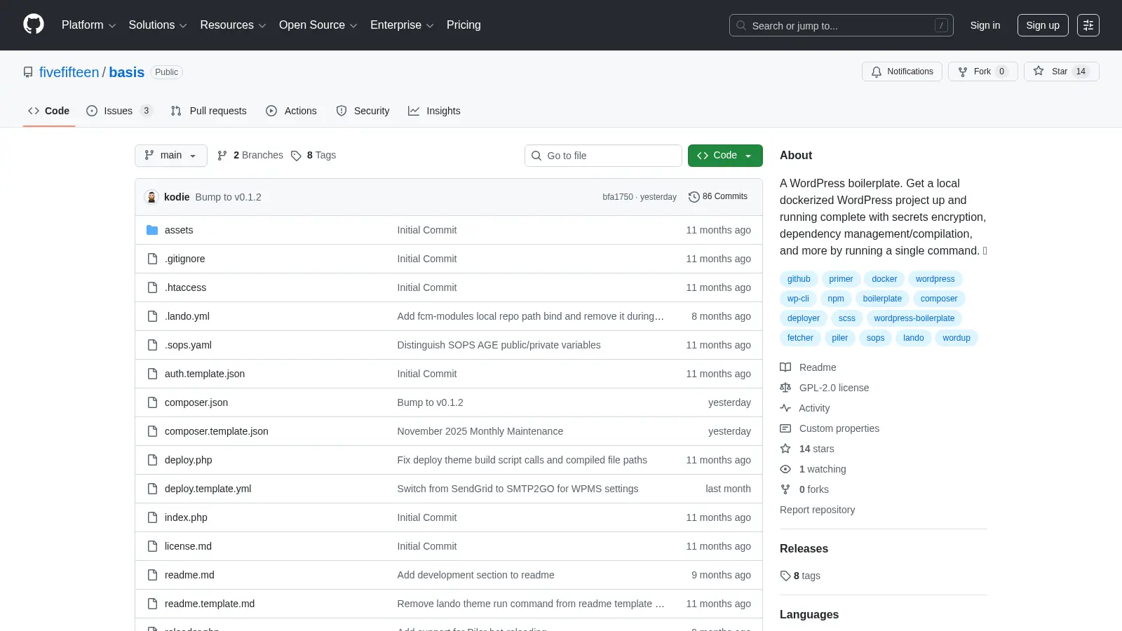 Basis screenshot