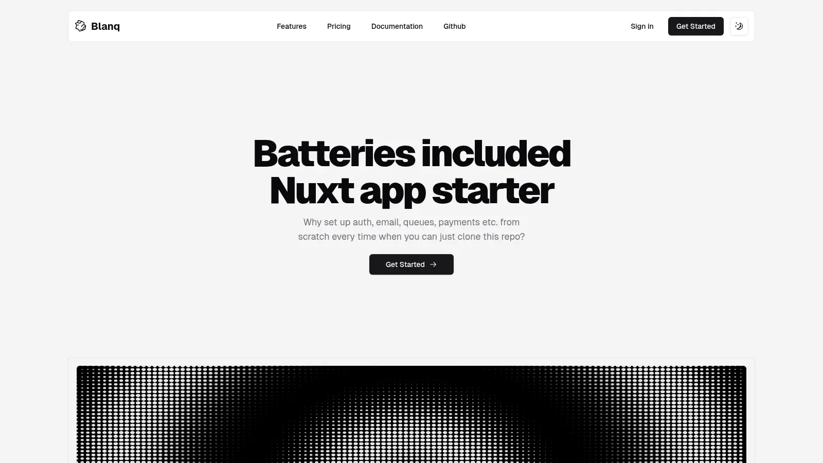 Blanq screenshot