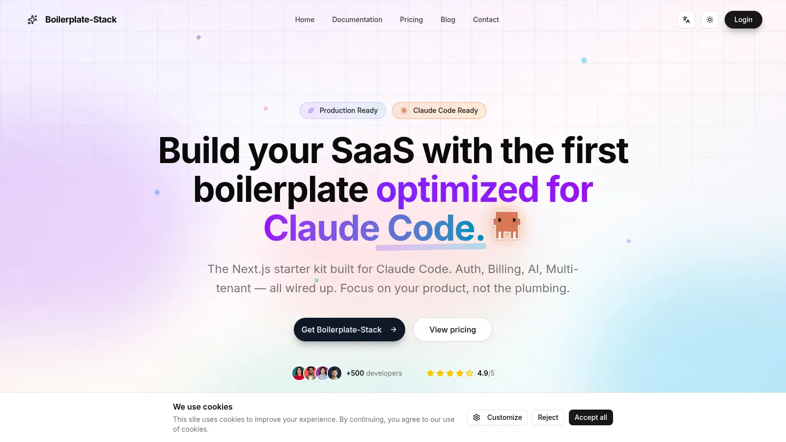 Boilerplate-Stack screenshot