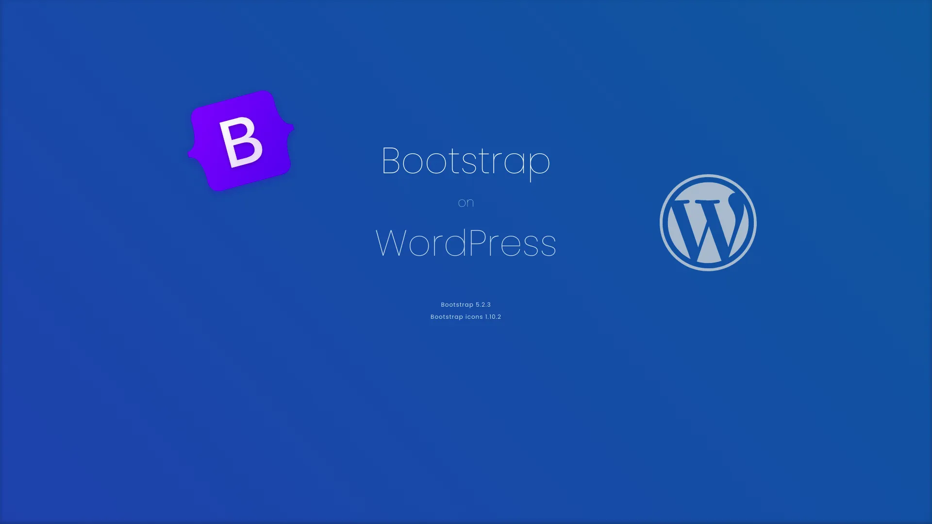 Bootstrap On WordPress screenshot