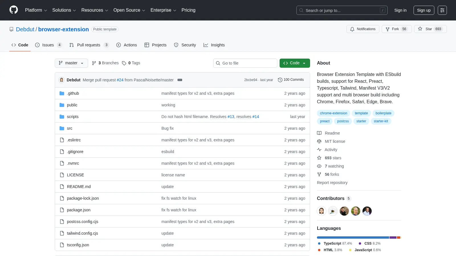 Browser Extension screenshot