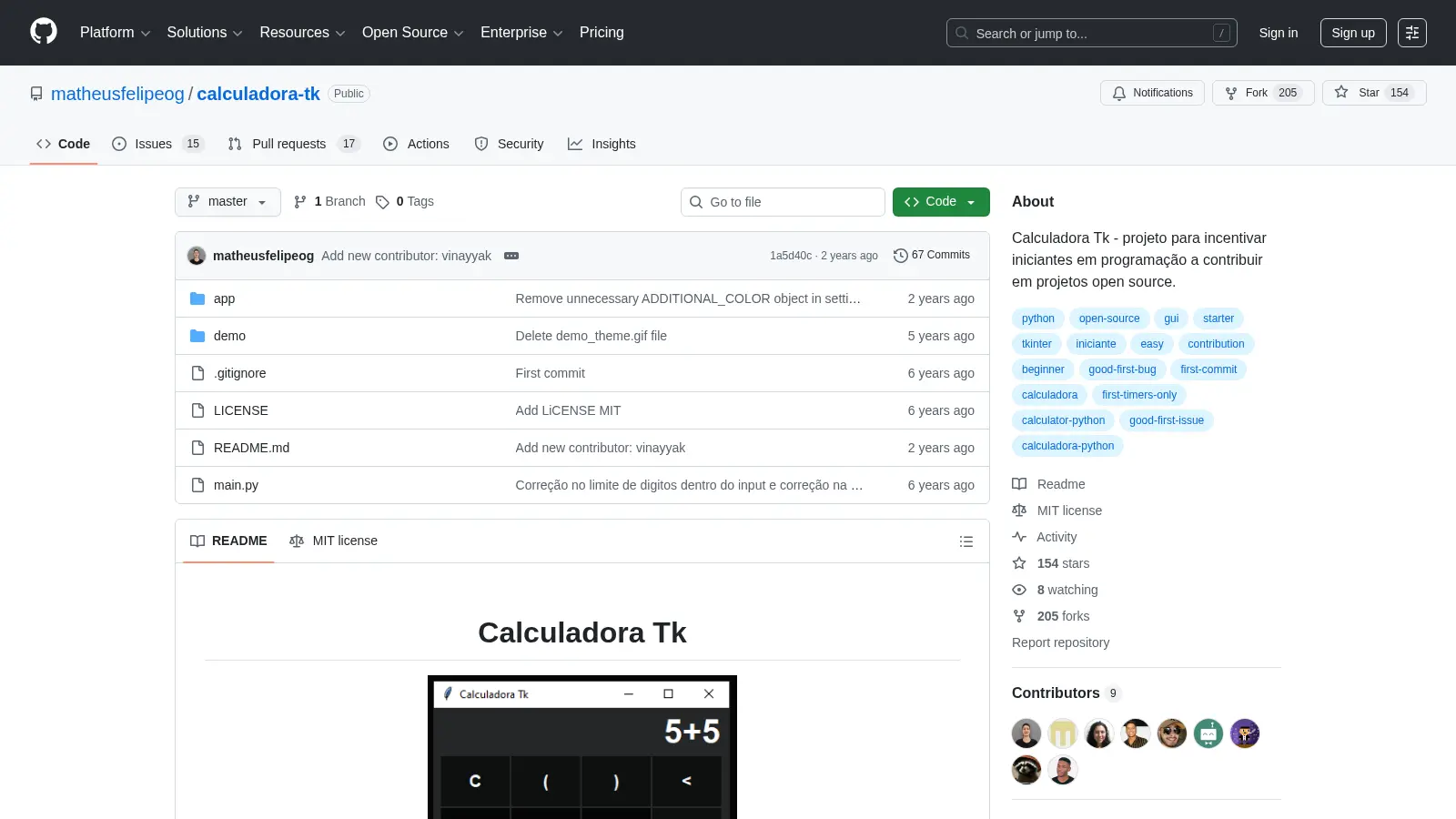 Calculadora Tk screenshot