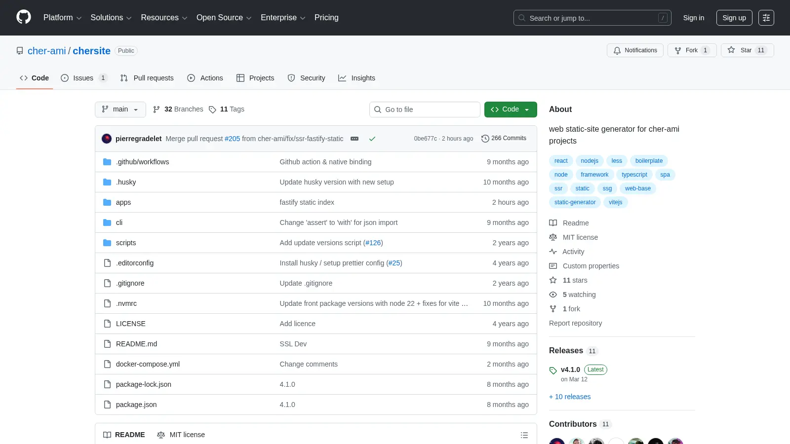 Chersite screenshot