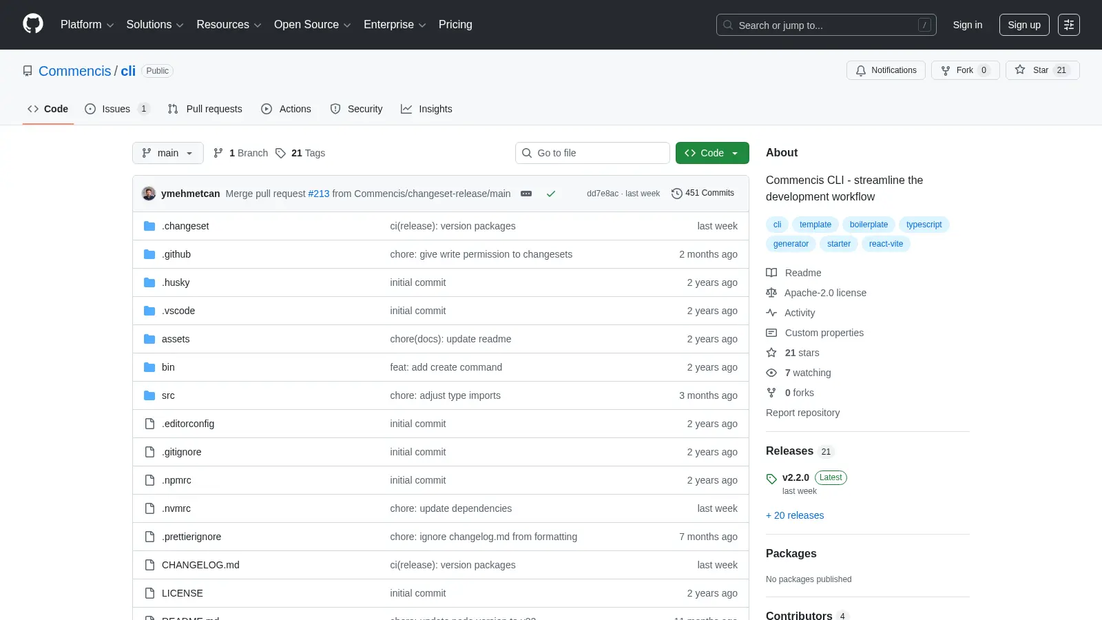 Cli 2 screenshot