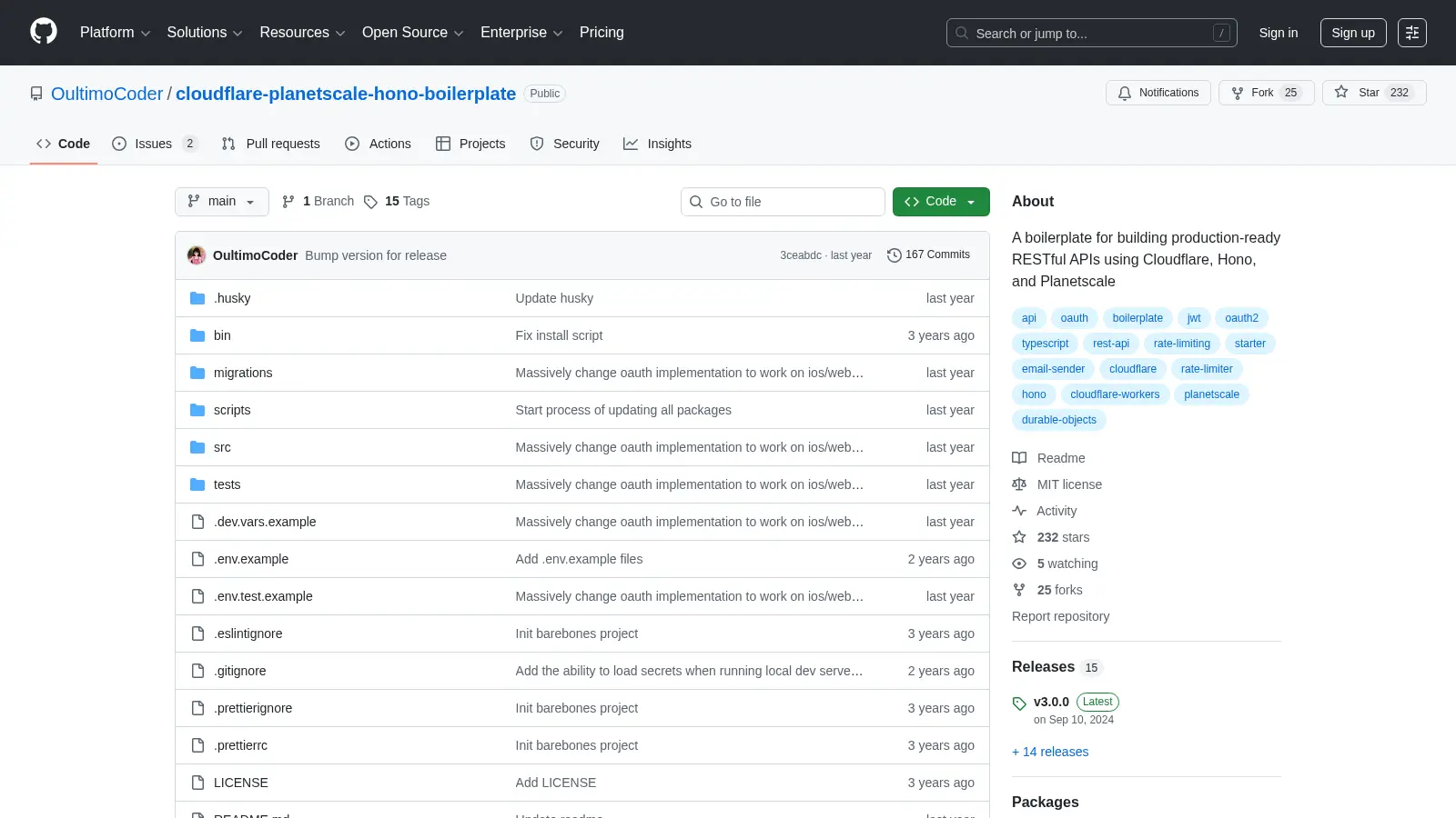 Cloudflare Planetscale Hono Boilerplate screenshot