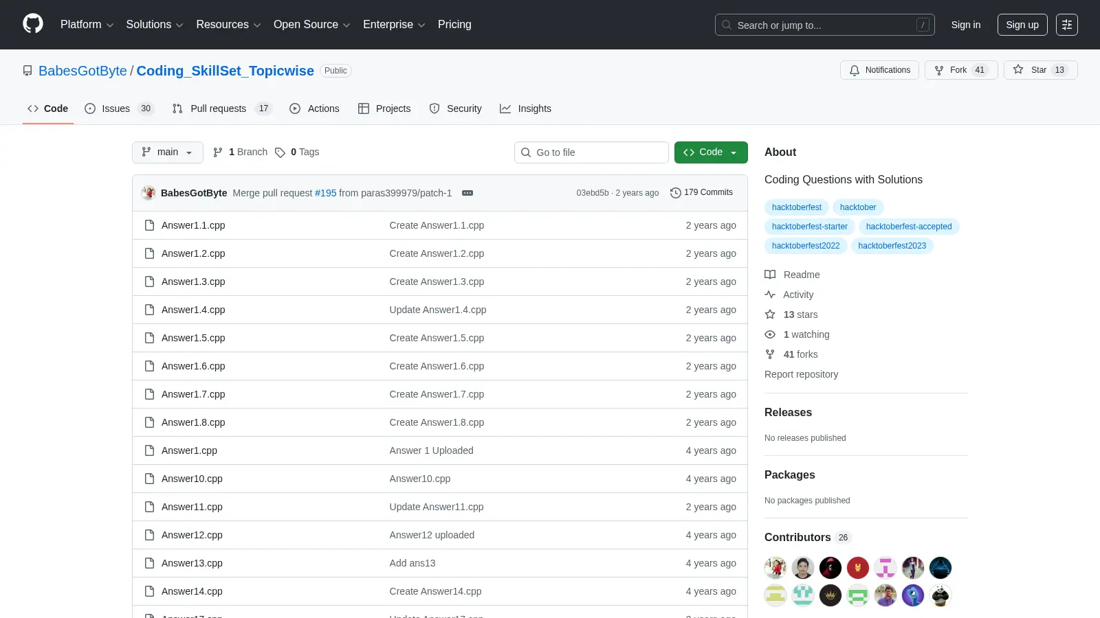 Coding Skillset Topicwise screenshot