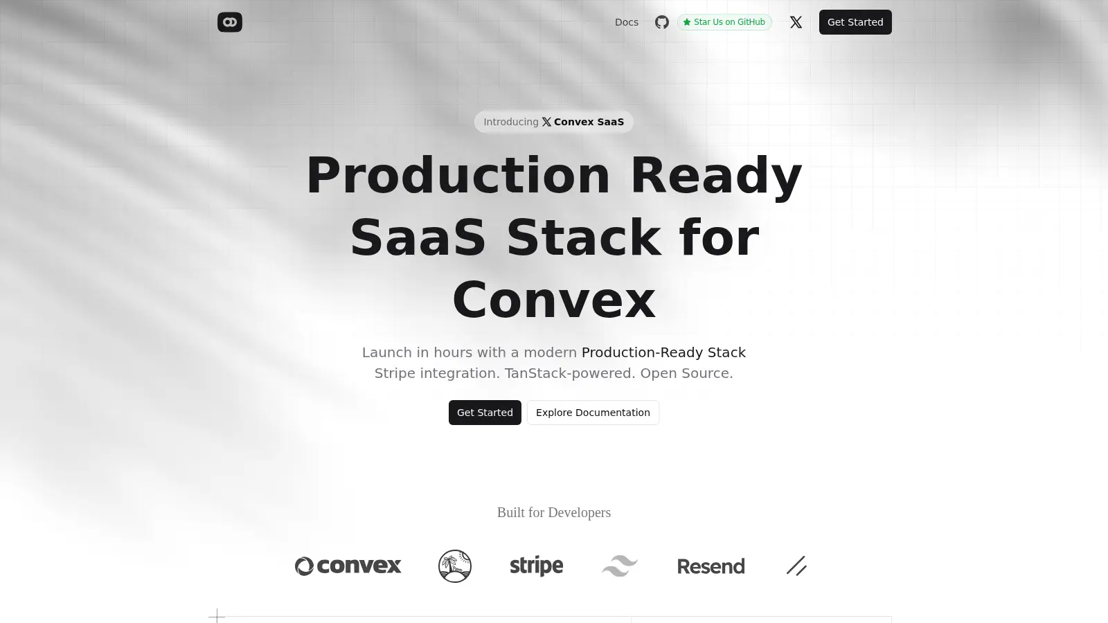 Convex Saas screenshot