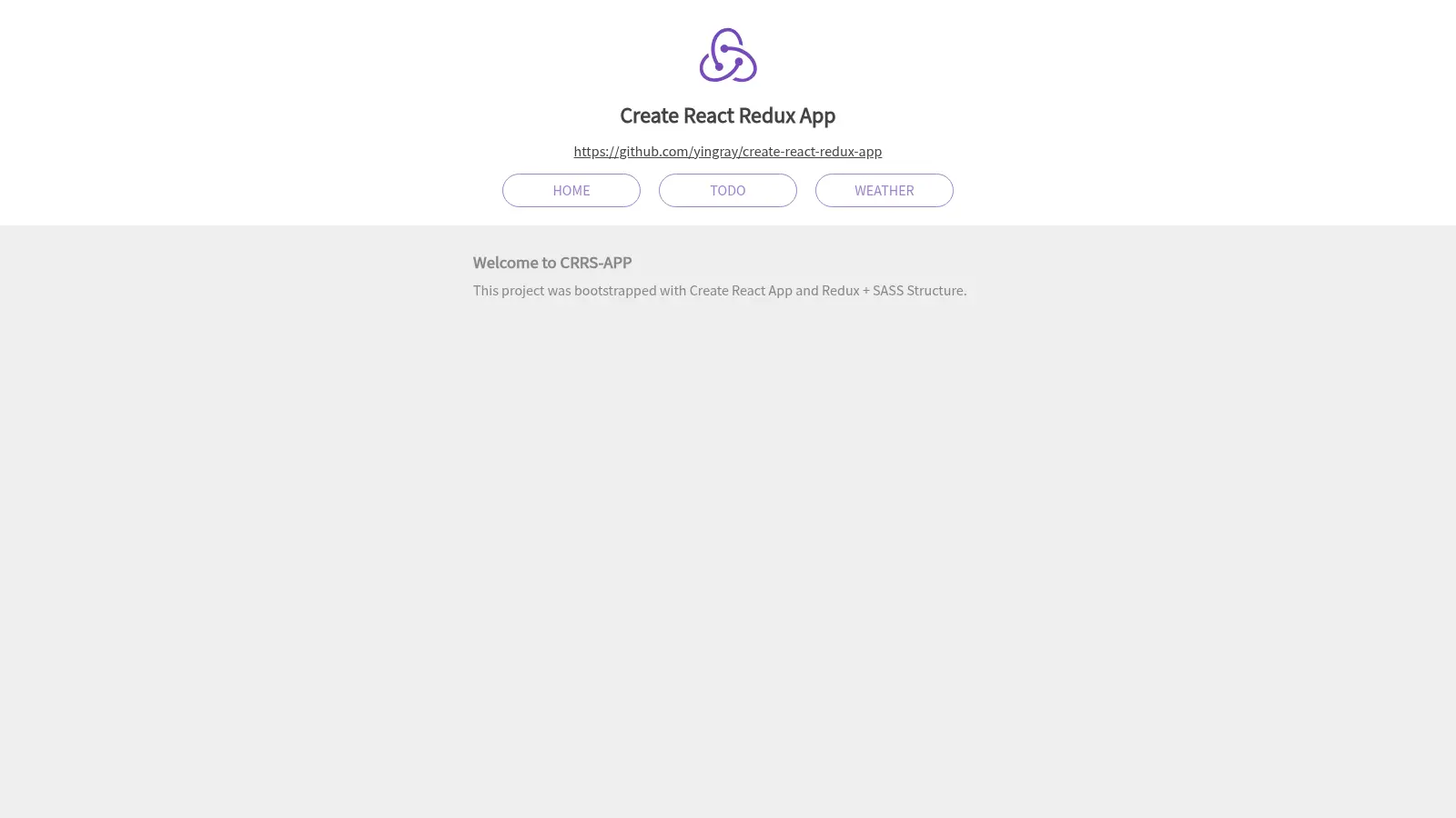 Create React Redux App screenshot