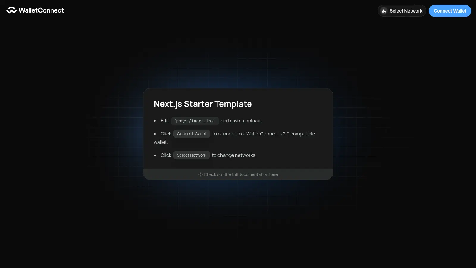 Create Wc Dapp screenshot
