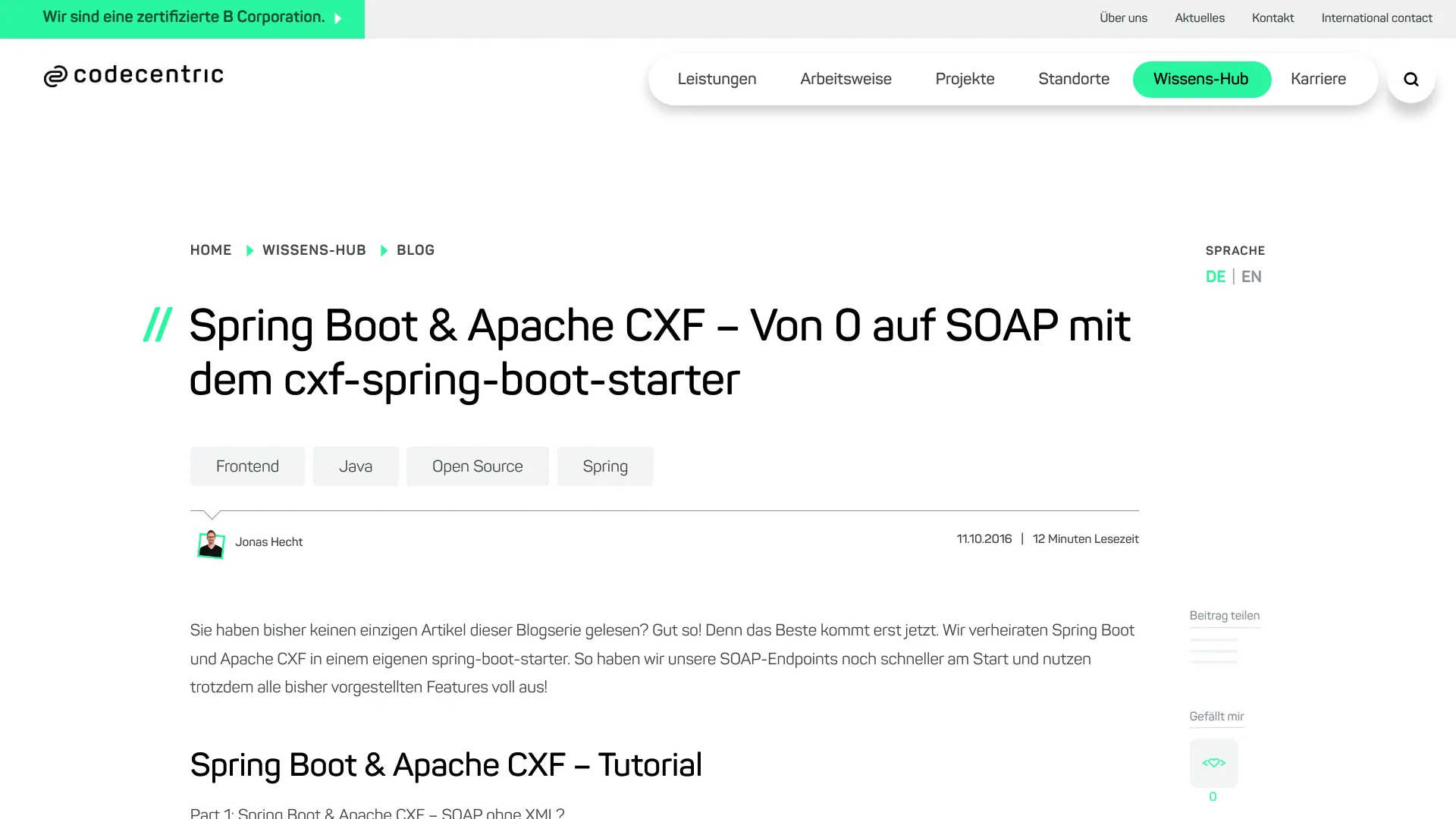 Cxf Spring Boot Starter screenshot
