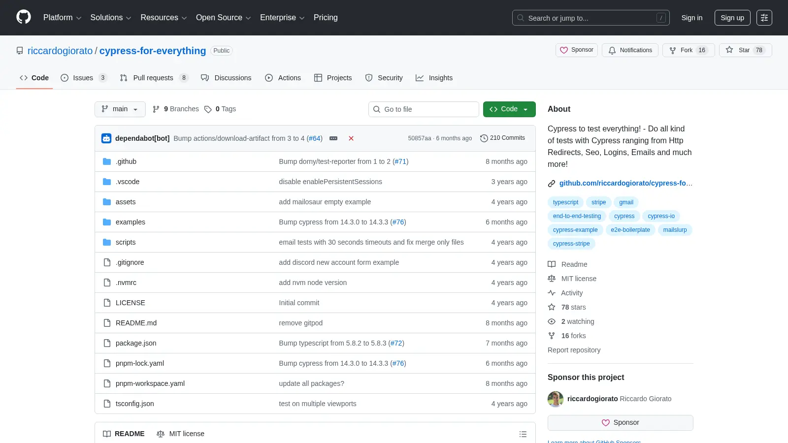 Cypress For Everything screenshot