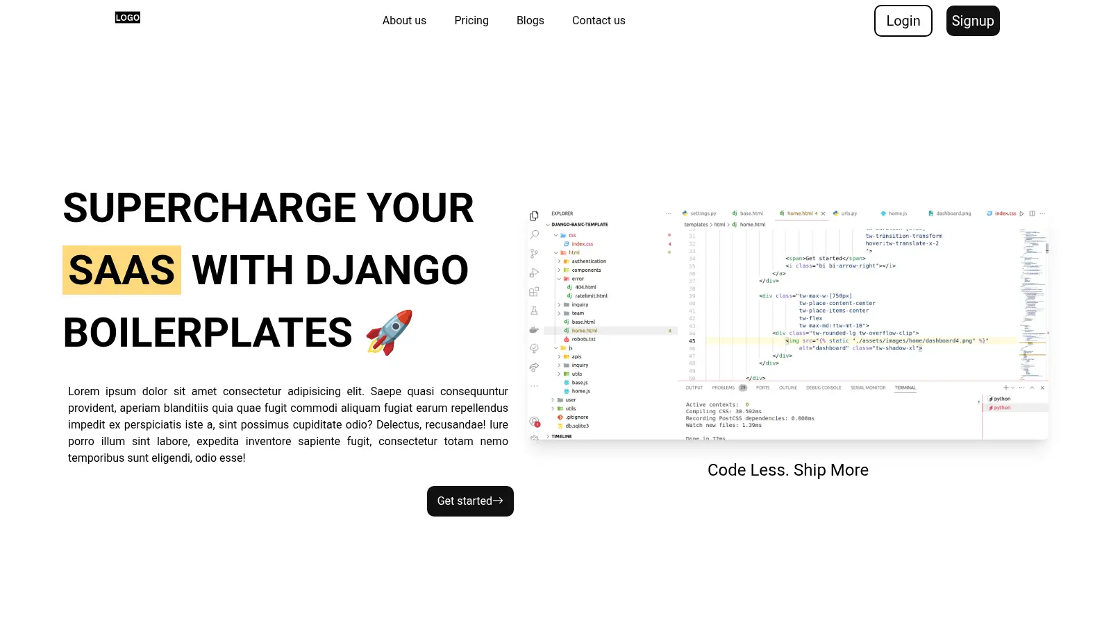 Django Saas Boilerplate 2 screenshot