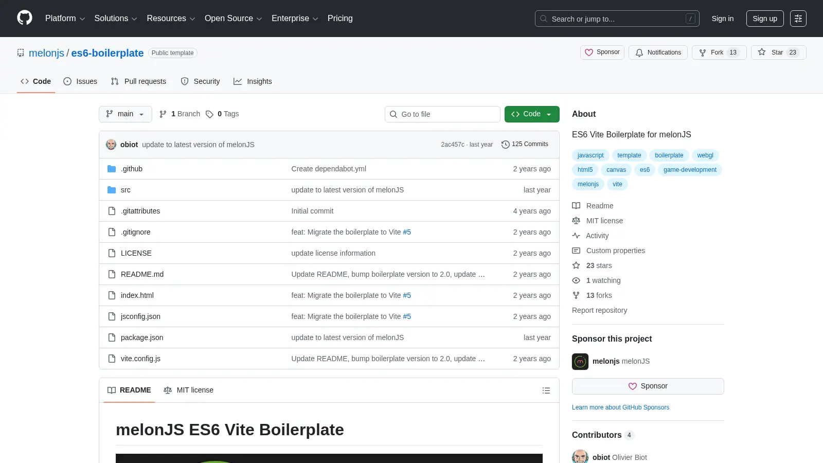 Es6 Boilerplate screenshot