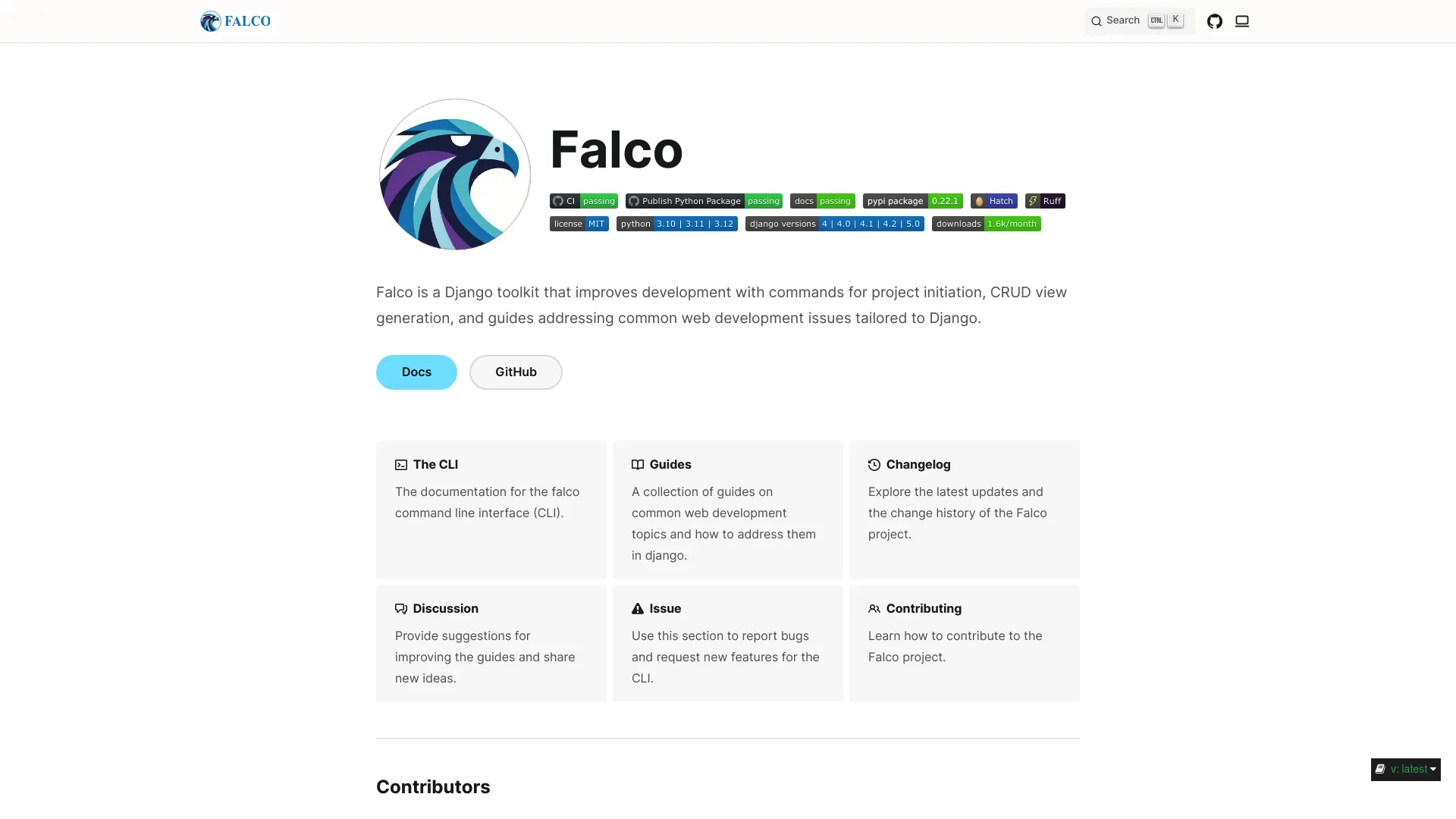 Falco screenshot