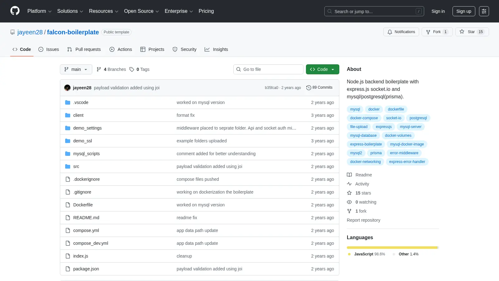 Falcon Boilerplate 2 screenshot