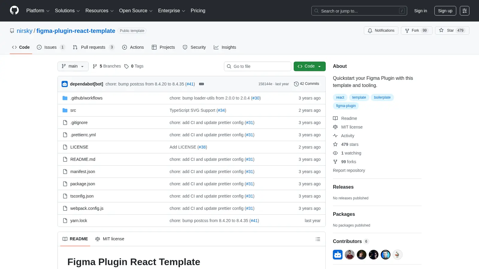 Figma Plugin React Template screenshot