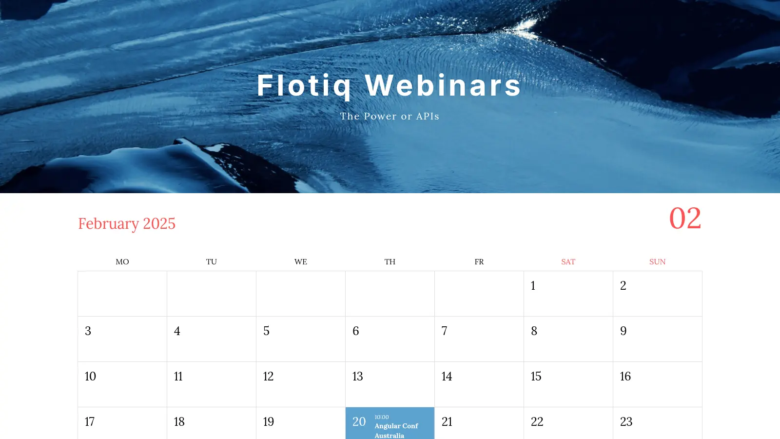 Flotiq Gatsby Event 1 screenshot