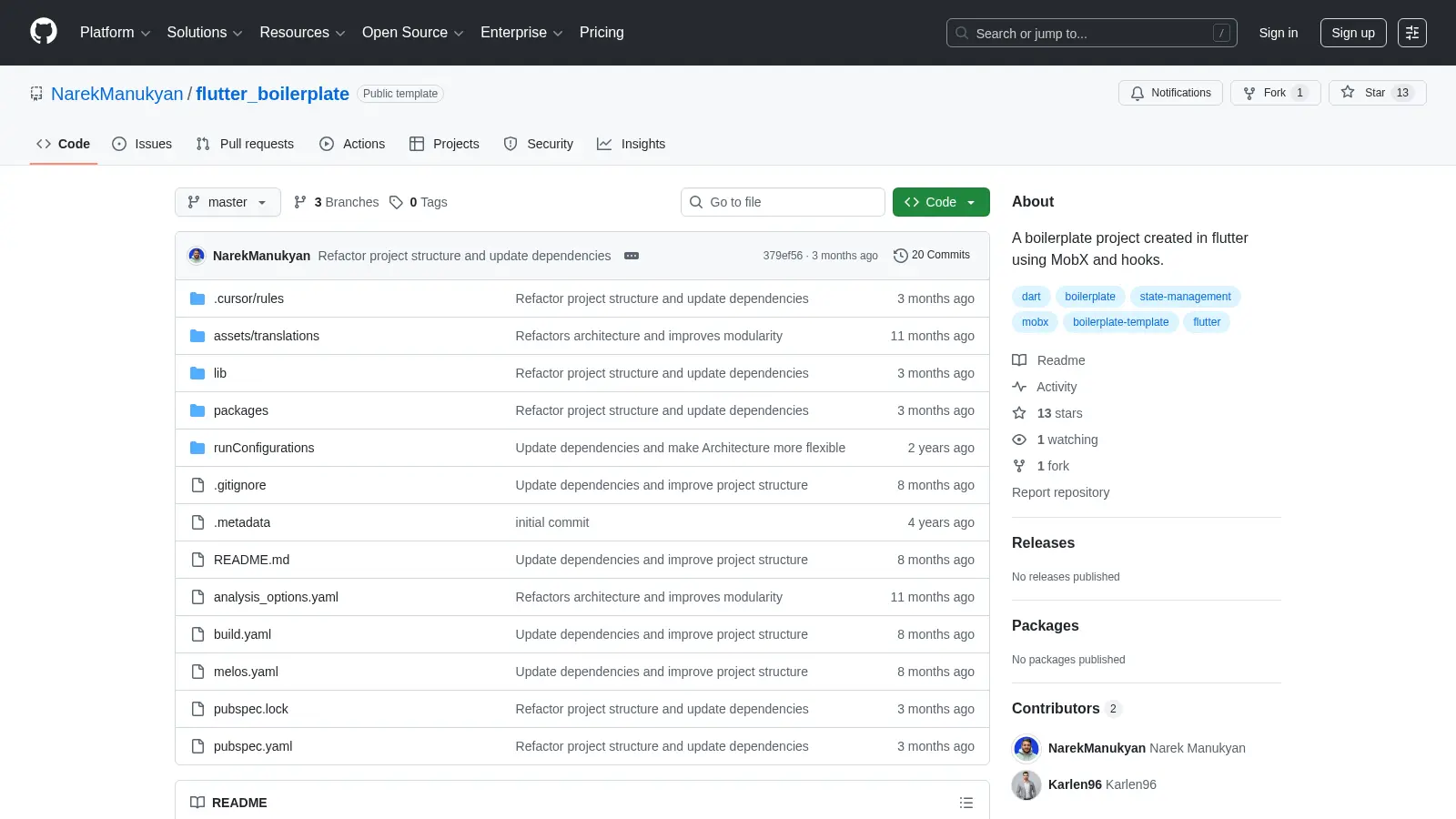 Flutter Boilerplate 3 screenshot
