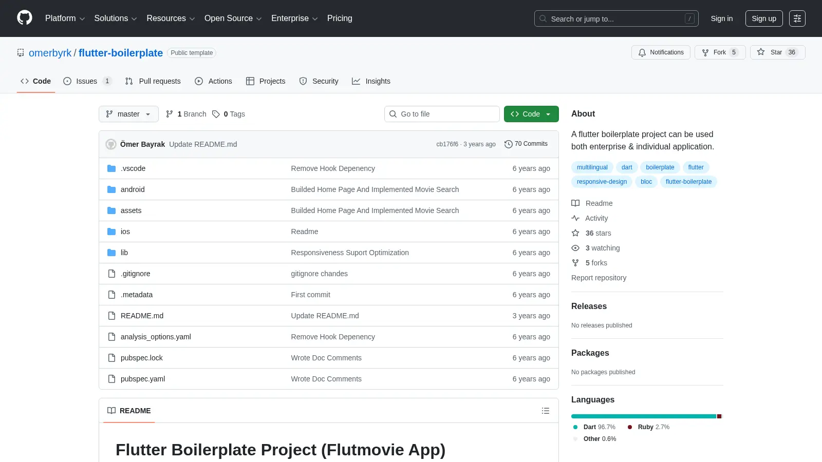 Flutter Boilerplate 5 screenshot