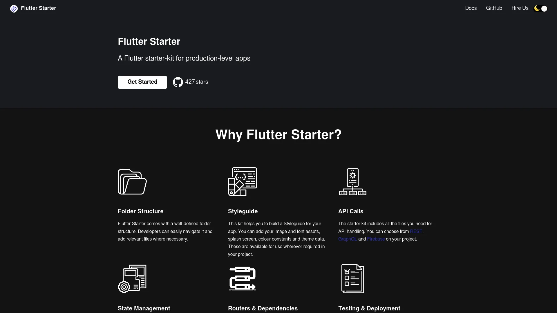 Flutter Starter screenshot
