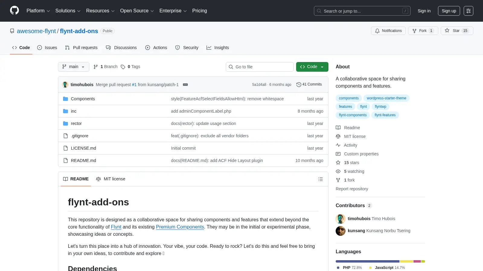 Flynt Add Ons screenshot