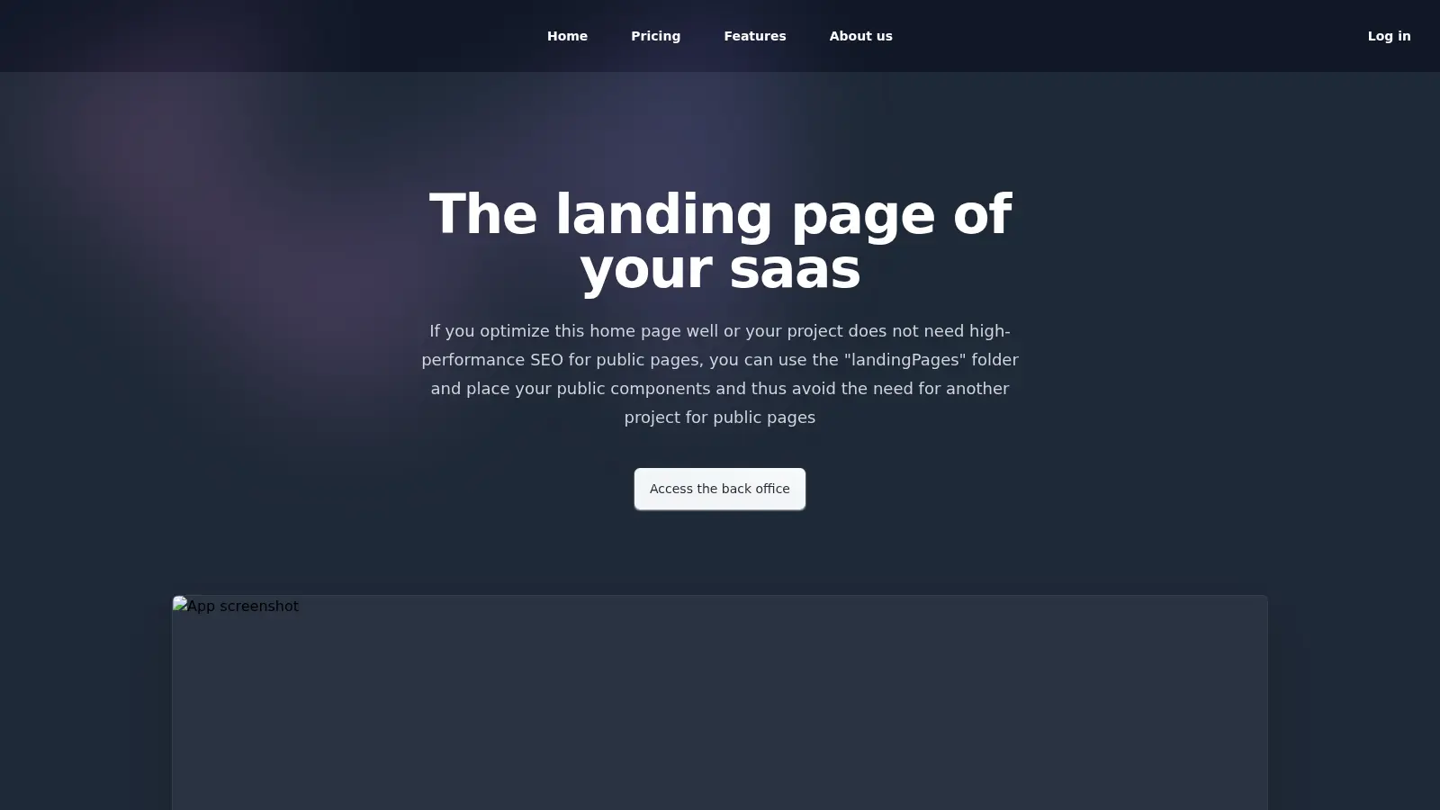 Frontend Saas Boilerplate React Apollo Graphql Ts screenshot