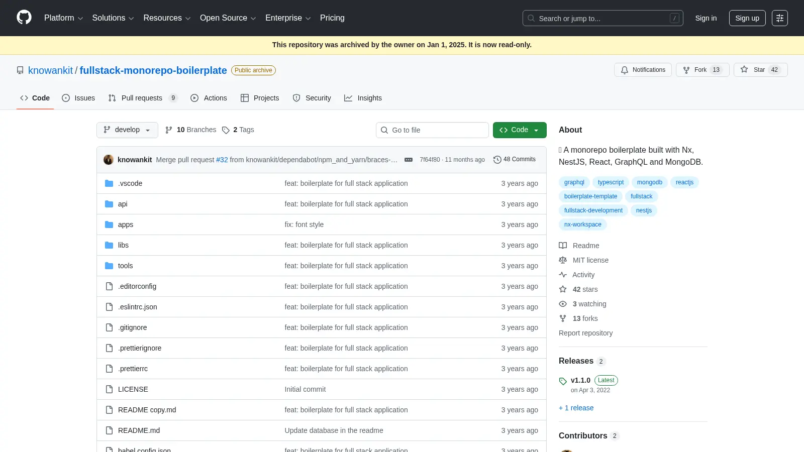 Fullstack Monorepo Boilerplate screenshot