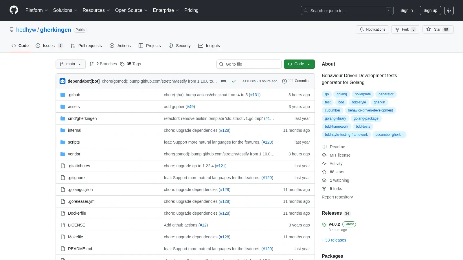 Gherkingen screenshot