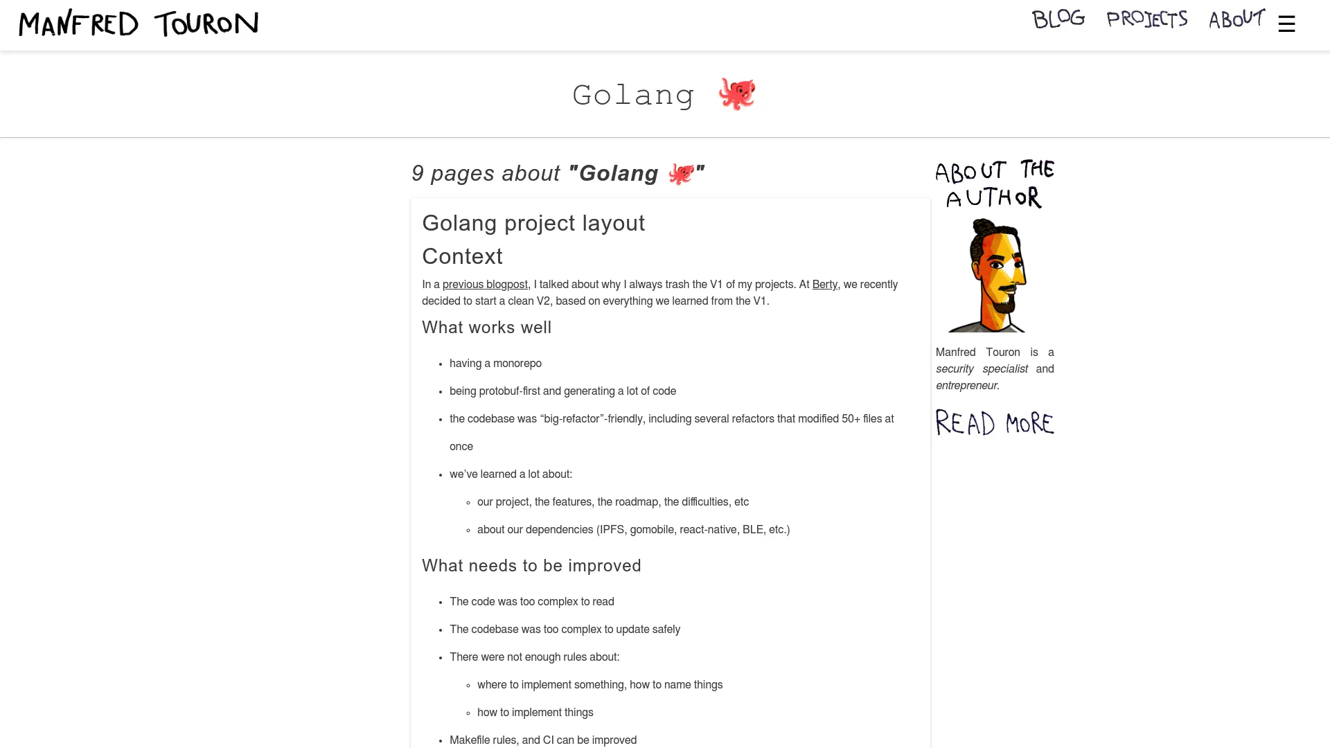 Golang Repo Template screenshot