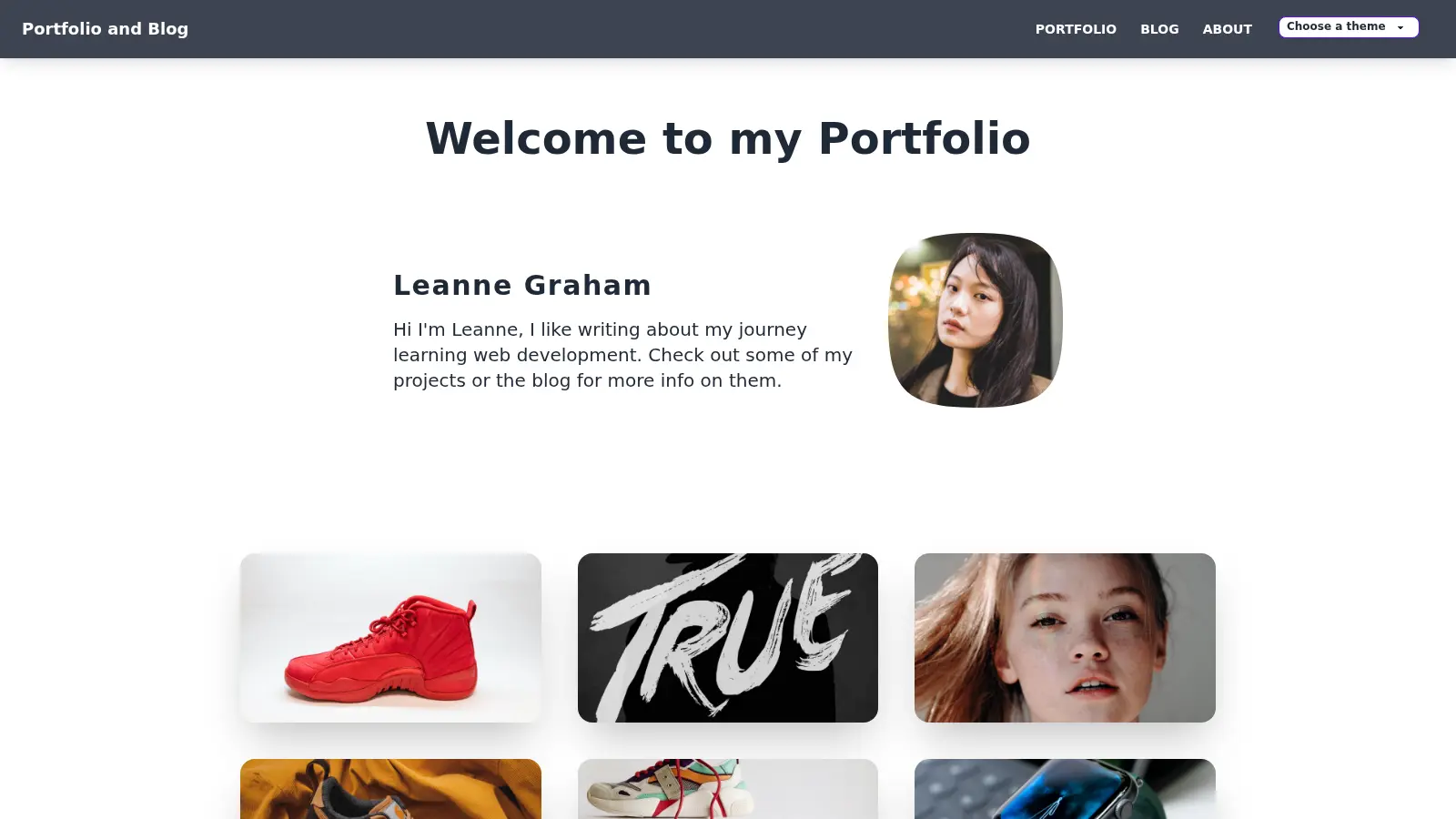 Graphcms Sveltekit Portfolio And Blog Starter screenshot