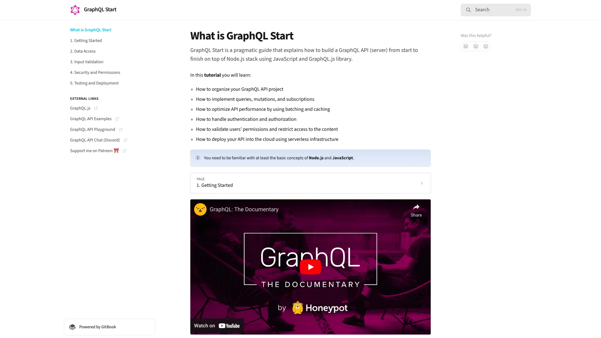 Graphql Starter Kit screenshot