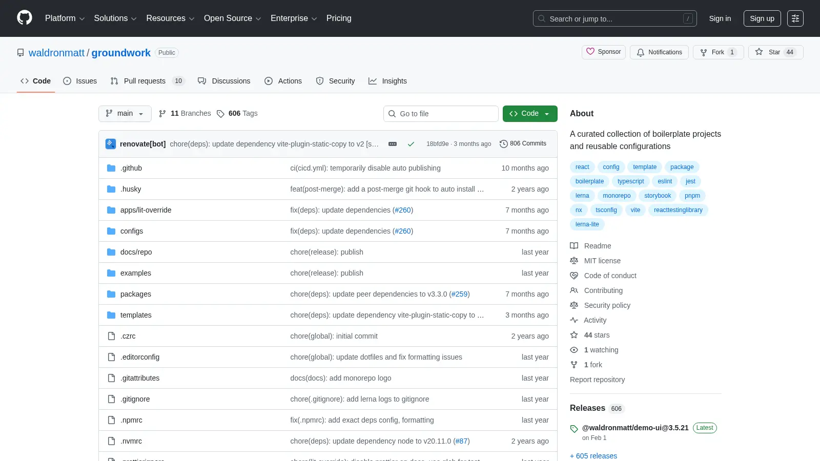 Groundwork screenshot