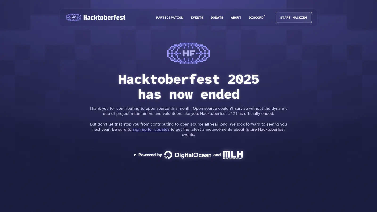 Hacktoberfest 2023 screenshot