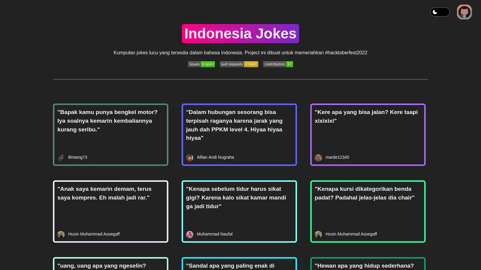 Indonesian Jokes screenshot