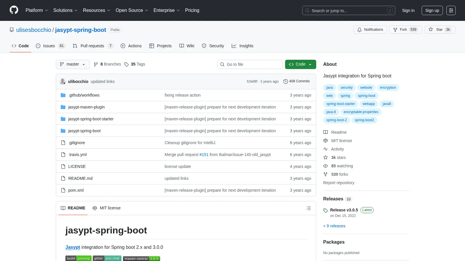 Jasypt Spring Boot screenshot