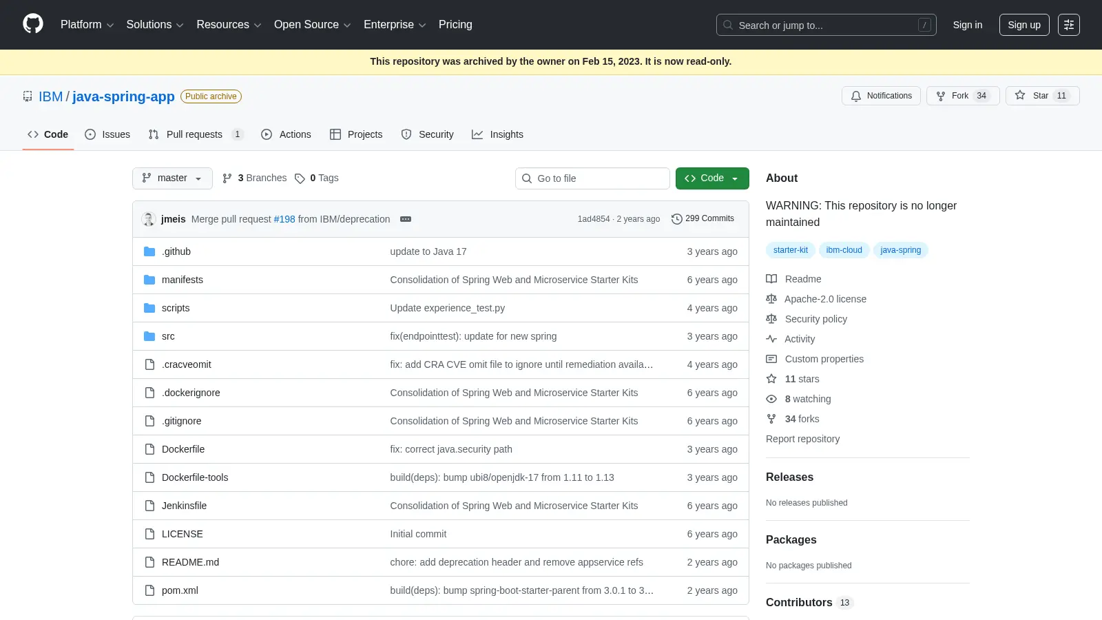 Java Spring App screenshot