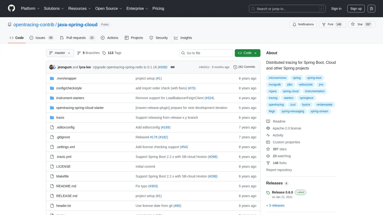 Java Spring Cloud screenshot
