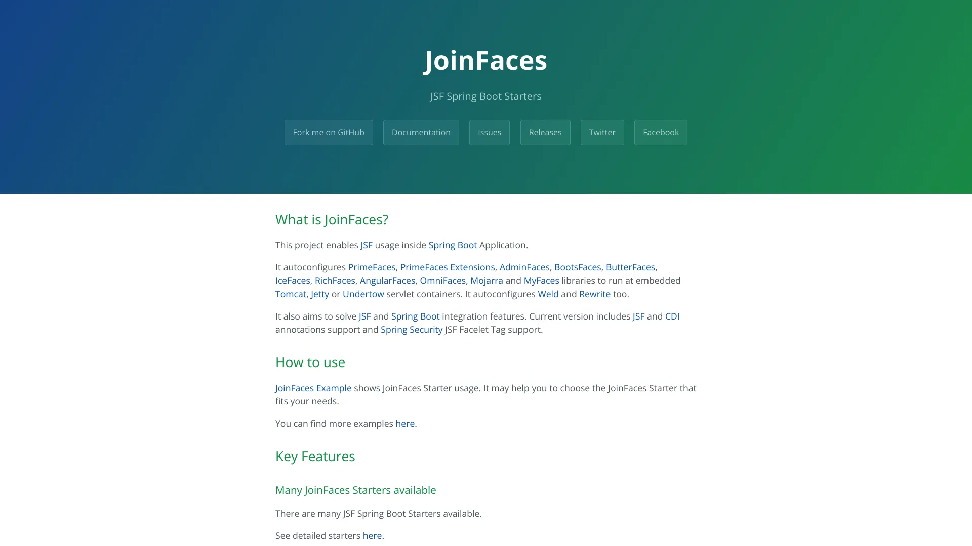 Joinfaces screenshot