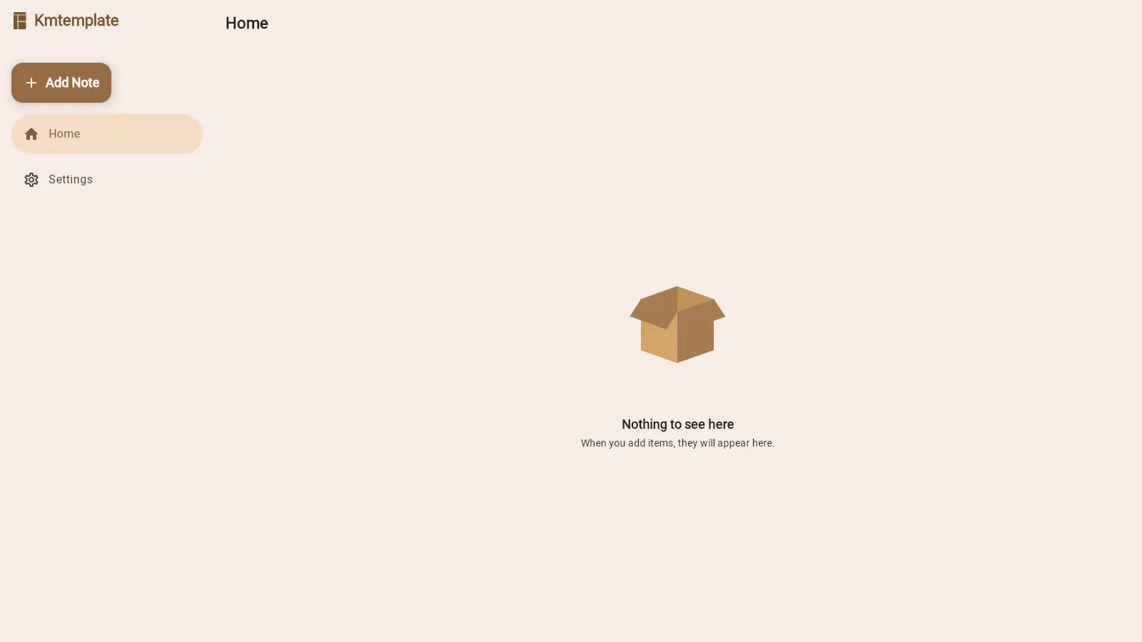 Kmtemplate screenshot