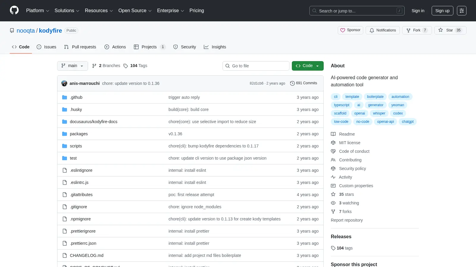 Kodyfire screenshot