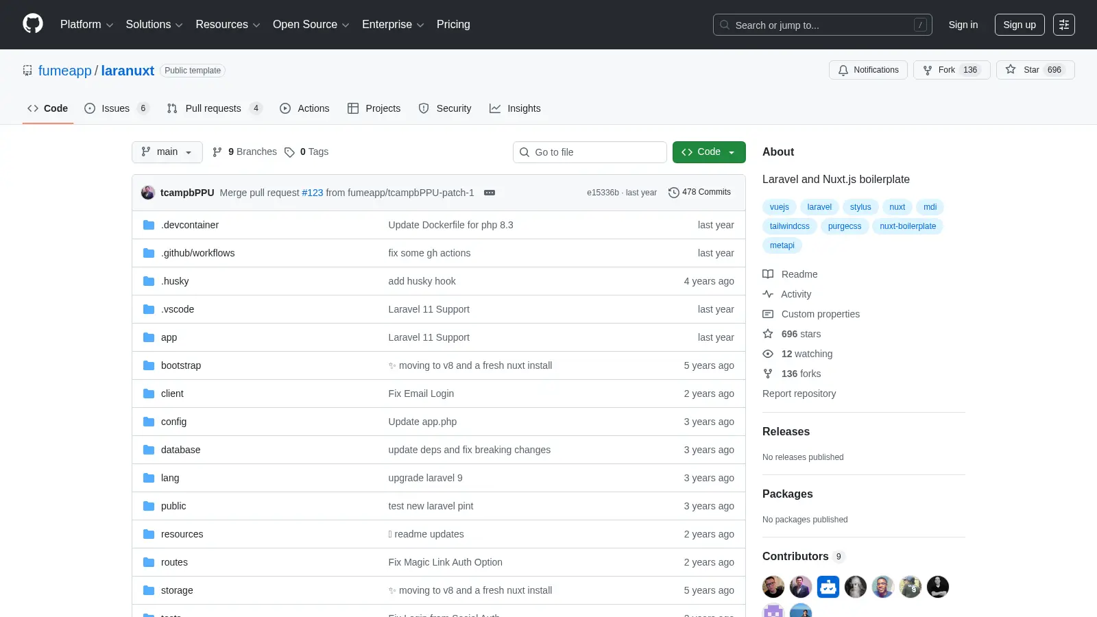 Laranuxt screenshot